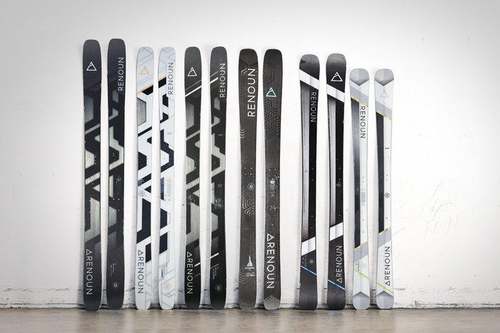 Well-loved skis